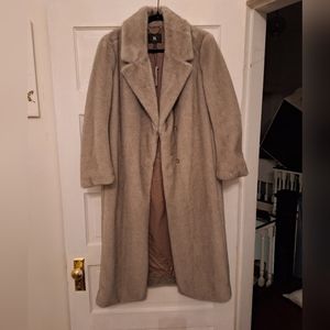 Banana republic faux fir coat